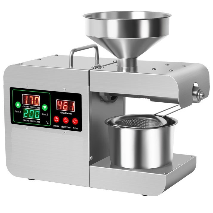 Шнековый маслопресс холодного и горячего отжима для дома Шнековый маслопресс холодного и горячего отжима для дома